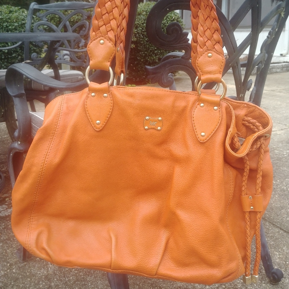 Michael Kors Orange Handbag Purse